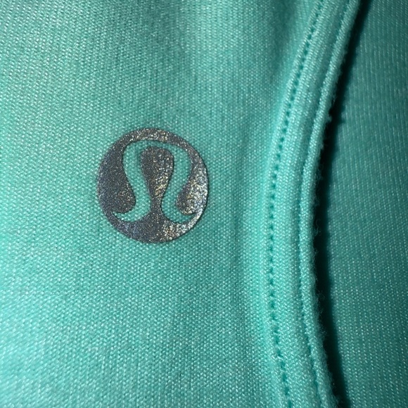 Lululemon Cool Racerback Heathered Menthol Fits Like 4 - Picture 6 of 8